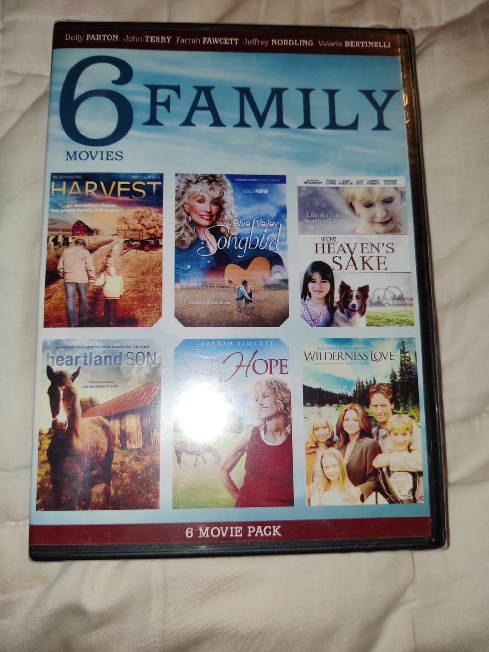 6 Family Movies DVD Pack 2012 Echo Bridge Home Entertainment NEW Dolly Parton
